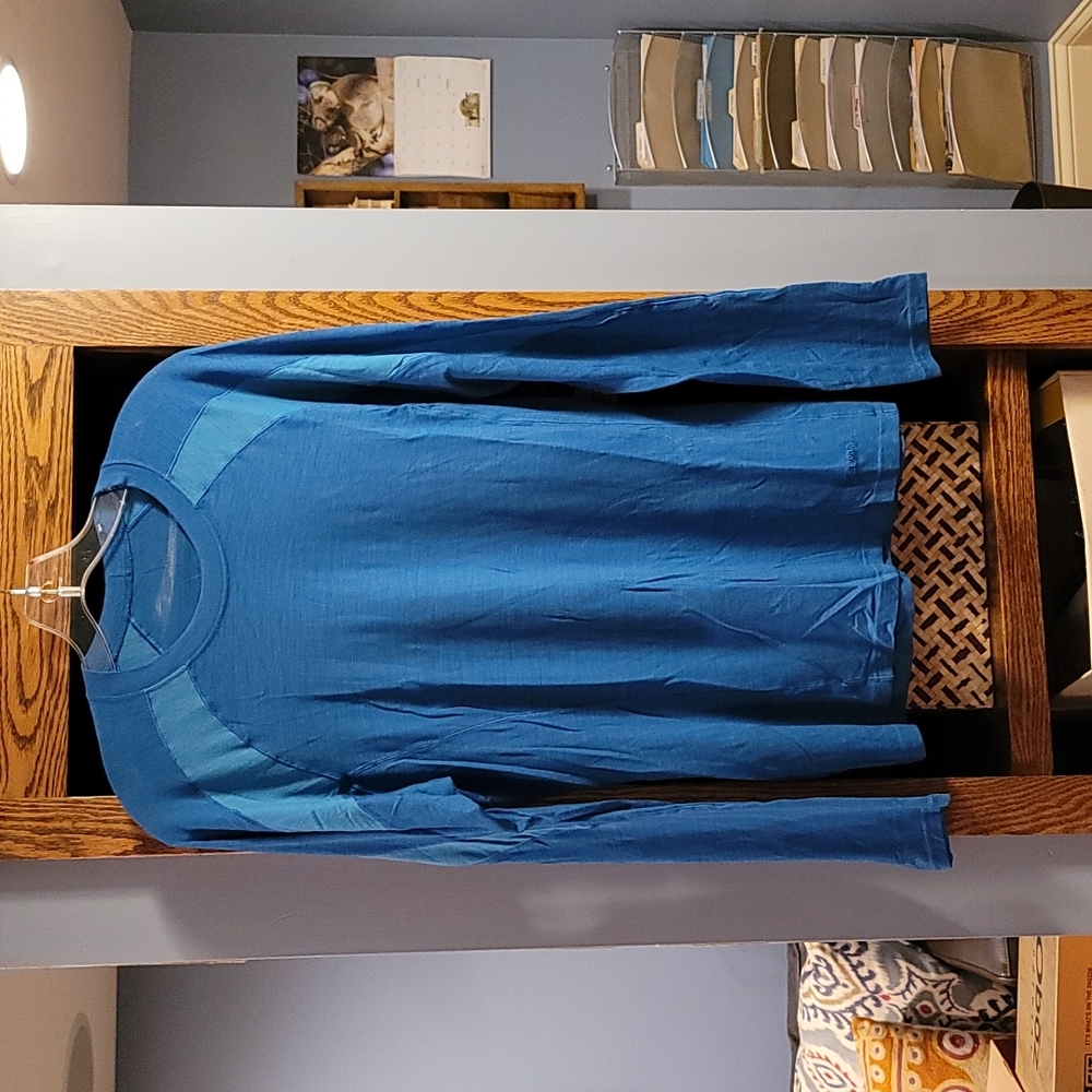 Men's Patagonia Turquoise Long Sleeve T-Shirt
